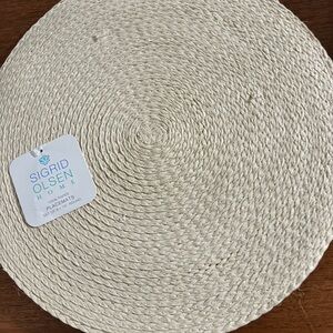 Sigrid Olsen Cream Woven Placemat